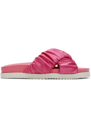 3.1 Phillip Lim Pink Crossover Pool Slides