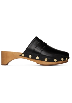 BY FAR Black Hans Clogs