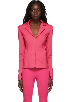 JACQUEMUS Pink La Montagne 'La Veste Obiou' Blazer