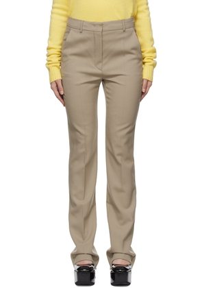 Sportmax Tan Pure Wool Simone Trousers