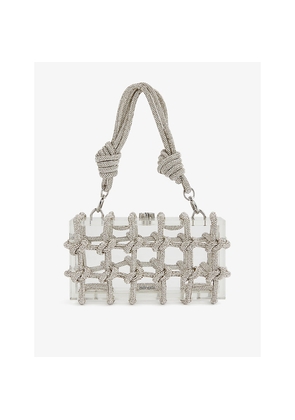 Womens Cult Gaia Bess Rhinestone-Embellished Acrylic Shoulder Bag