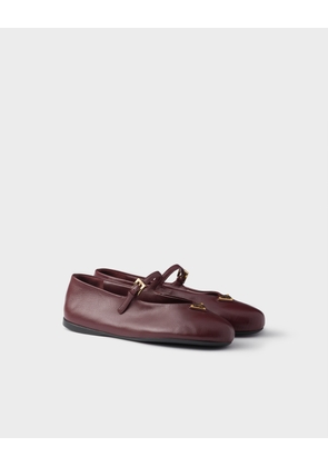 Nappa leather ballerinas