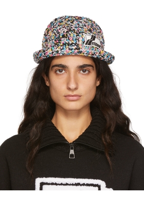 We11done Multicolor Crochet Logo Bucket Hat