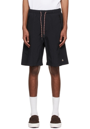 Marcelo Burlon County of Milan Black Nylon Shorts
