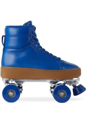 Bottega Veneta Blue Quilt Roller Skates
