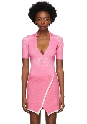 JACQUEMUS Pink 'Le Body Yauco' Bodysuit