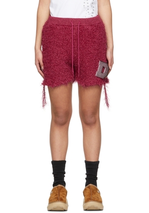doublet Pink Metal Letter Shorts