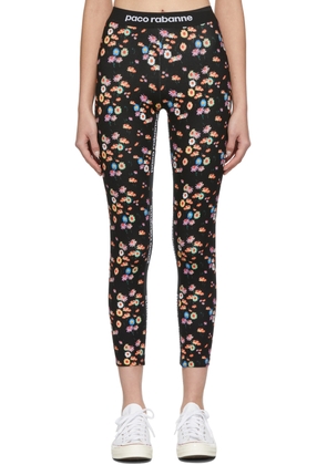 Rabanne SSENSE Exclusive Black & Multicolor Capsule Bodyline Active Sport Leggings