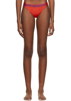 Off-White Red Tape Bikini