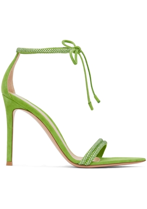 Gianvito Rossi Green Montecarlo Heeled Sandals