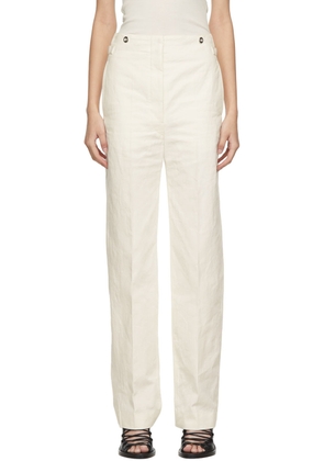 LEMAIRE Off-White High Waisted Trousers