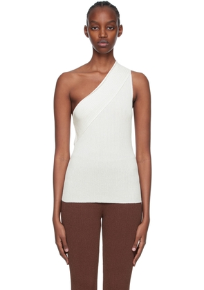 AERON White Delhi Tank Top