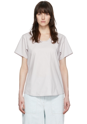 LEMAIRE Purple Cotton T-Shirt