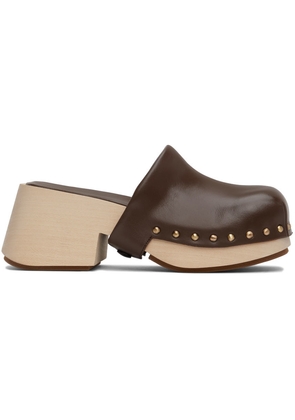 Marsèll Brown Bottone Clogs