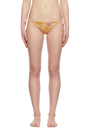 Versace Underwear Pink 'Barocco' Bikini Bottoms
