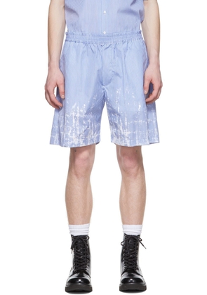 Dsquared2 Blue Cotton Shorts