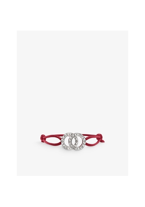 Bvlgari Bvlgari Sterling Silver and Fabric Bracelet