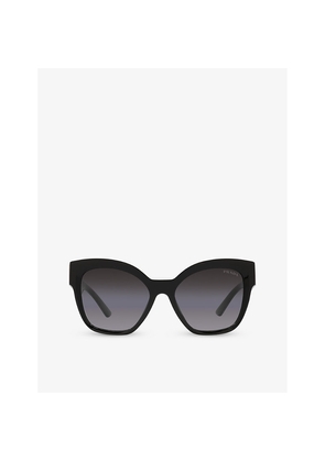 Womens Prada Pr 17Zs Square-Frame Logo-Embellished Acetate Sunglasses