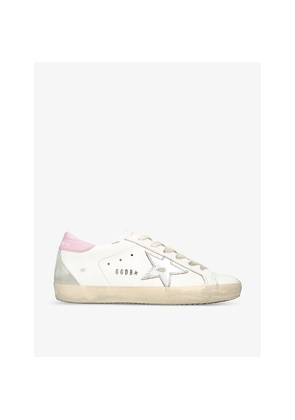 Womens Golden Goose Women's Superstar 11531 Leather Low-Top Trainers