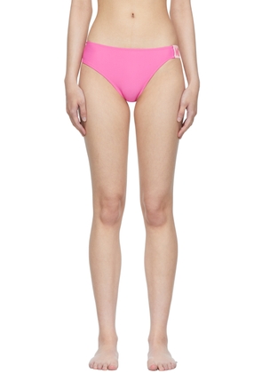 Moschino Pink Nylon Bikini Bottoms