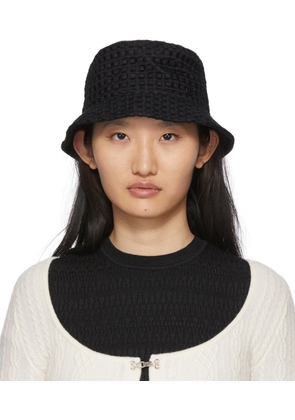 Maison Michel Black Jason Bucket Hat