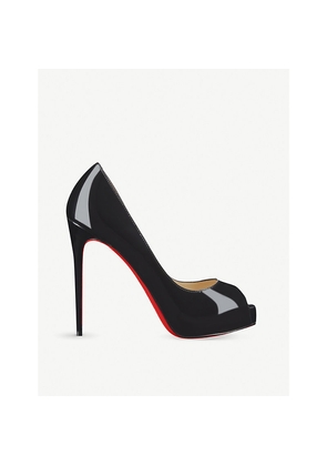 Womens Christian Louboutin New Very Prive 120 Patent-Leather Courts