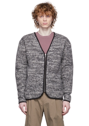 John Elliott Grey & Black Andres Zip-Up