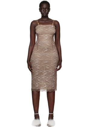 Poster Girl Taupe Blair Midi Dress