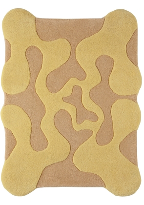 Mush Studios Beige & Yellow Small Oops Rug