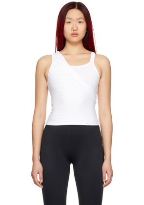 1017 ALYX 9SM White Half Twist Tank Top