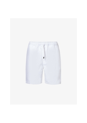 Mens Derek Rose Sydney Drawstring-Waistband Linen Shorts