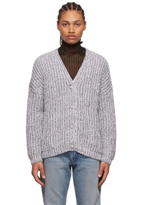 GAUCHERE Black & White Cotton Cardigan