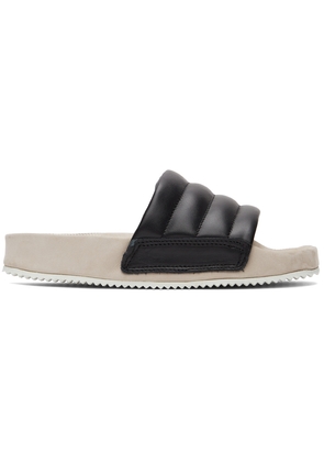 Spalwart Black Pause Puff Sandals