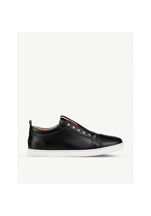 Mens Christian Louboutin F.A.V Fique A Vontade Leather Trainers