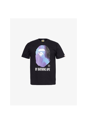 Mens A Bathing Ape Tie-Dye Crew-Neck Regular-Fit Cotton-Jersey T-Shirt