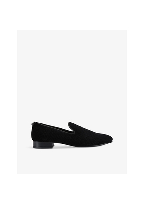 Mens Kurt Geiger London Ace Slip-On Flat Velvet Loafers