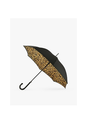 Fulton Bloomsbury Leopard-Pattern Umbrella