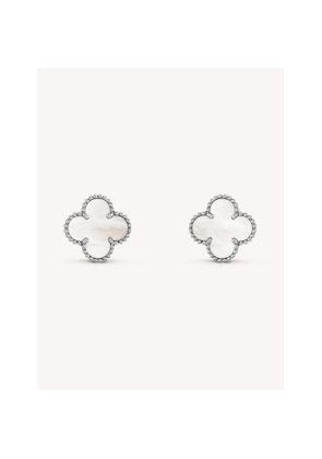 Van Cleef & Arpels Vintage Alhambra Gold and Mother-Of-Pearl Earrings