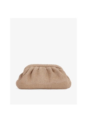 Womens Reiss Gia Raffia Clutch Bag