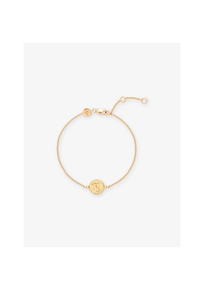 Womens Astrid & Miyu Scorpio Zodiac 18ct Yellow Gold-Plated Sterling-Silver and Cubic Zirconia Pendant Bracelet
