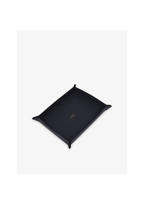 Smythson Large Rectangular Leather Trinket Tray