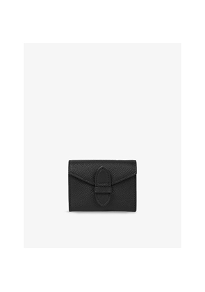 Mens Smythson Single Play Leather Playing Card Case