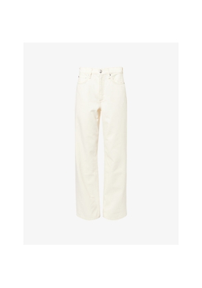 Womens Rag & Bone The Shea Straight-Leg Mid-Rirse Jeans