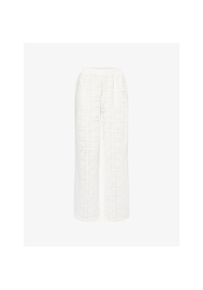 Womens 4th & Reckless Loli Straight-Leg Woven Trousers