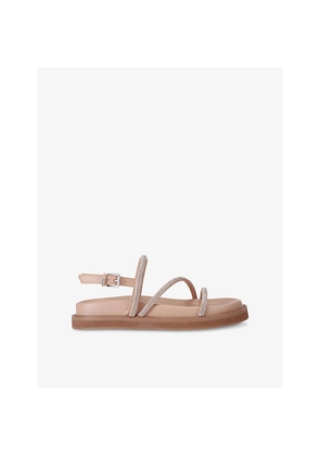 Womens KG Kurt Geiger Savanna Faux-Leather Sandals