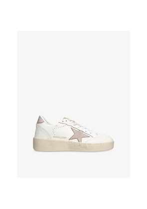 Womens Golden Goose Ball Star 2 10310 Leather Low-Top Trainers