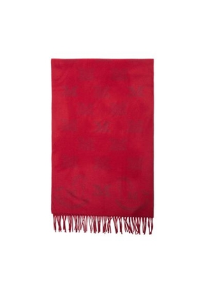 Scarf with M print