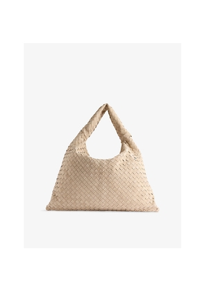 Womens Bottega Veneta Hop Large Suede Shoulder Bag