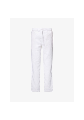 Mens Frescobol Carioca Oscar Tapered-Leg Linen and Cotton-Blend Chino Trousers