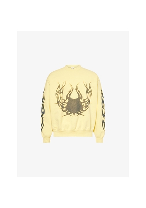 Mens Basketcase Scar Graphic-Print Cotton-Jersey Sweatshirt